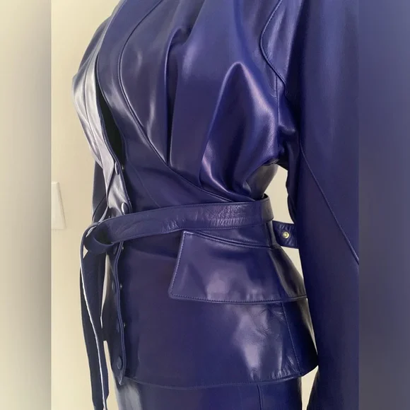 Jitrois Vintage Lambskin skirt and Jacket - Picture 8 of 16